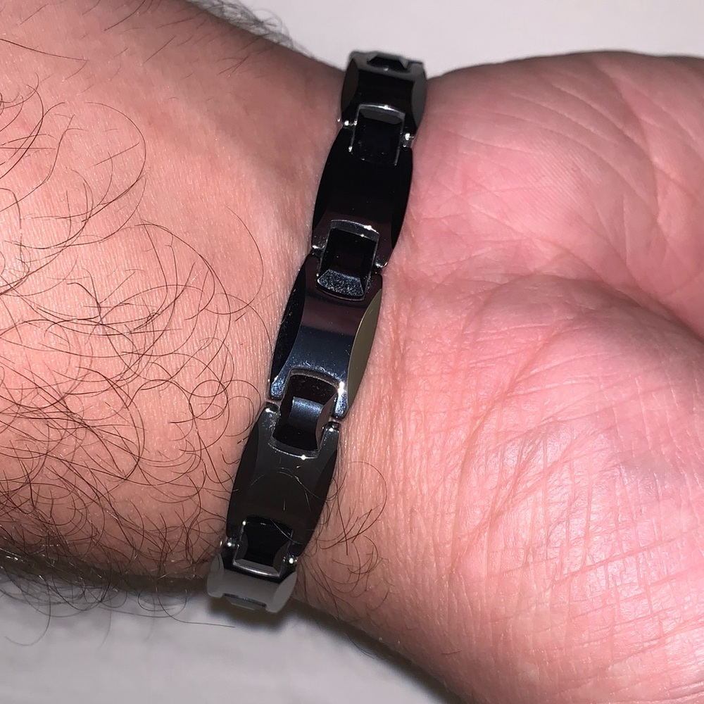 Stainless steel and Ceramic Men’s Bracelet